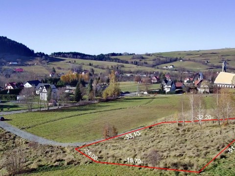 Dwie działki budwlane po około 800m2 Poręba Wielka