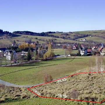 Dwie działki budwlane po około 800m2 Poręba Wielka