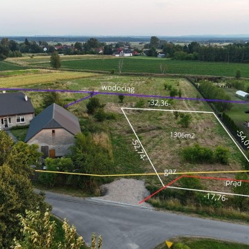 Działka budowlana 1300m2 Wola Batorska