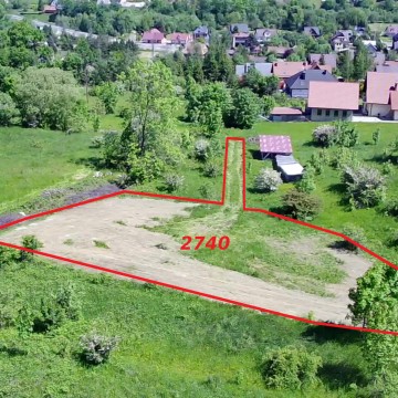 Działka budowlana widokowa 1400 m2 - Dobra