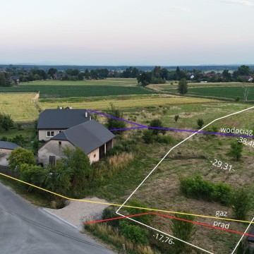 Działka budowlano-rolna 4930m3 Wola Batorska