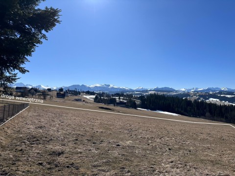 Widokowa działka budowlano-rolna Czerwienne 8827m2